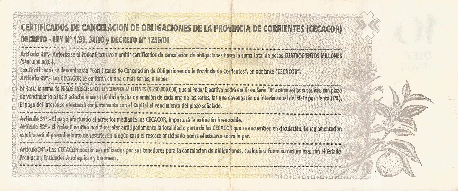 Bonos Provinciales 71 Col 317 Reverso scaled