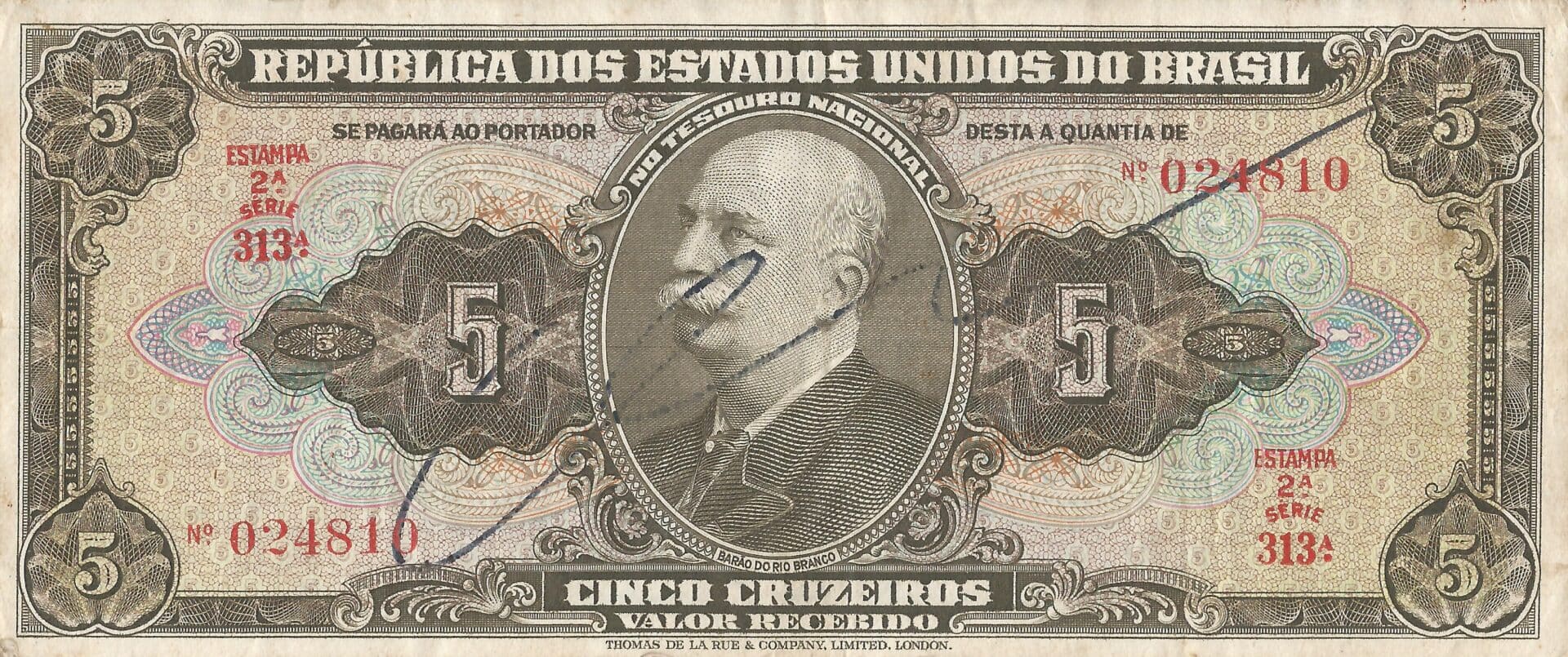 Brasil 19 Pick 142a Anverso