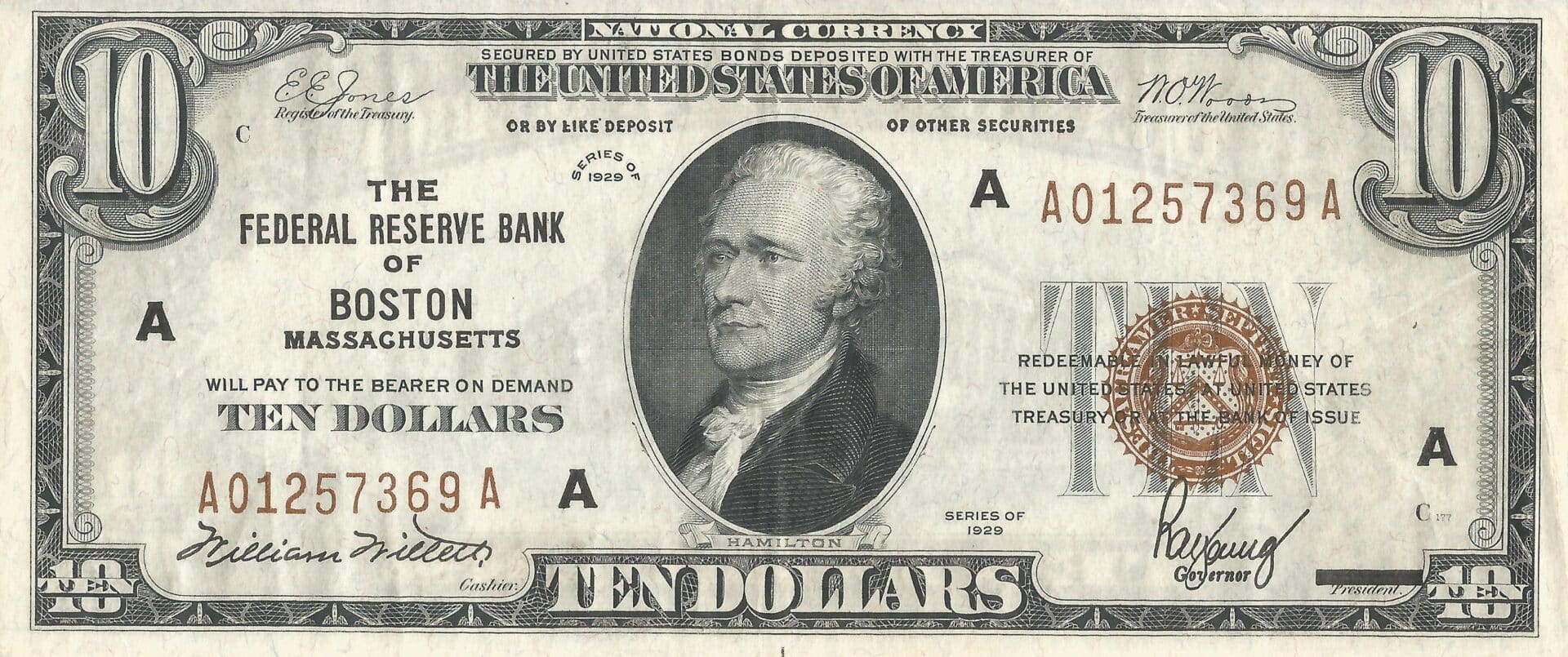 Estados Unidos 30 Pick 396a Anverso