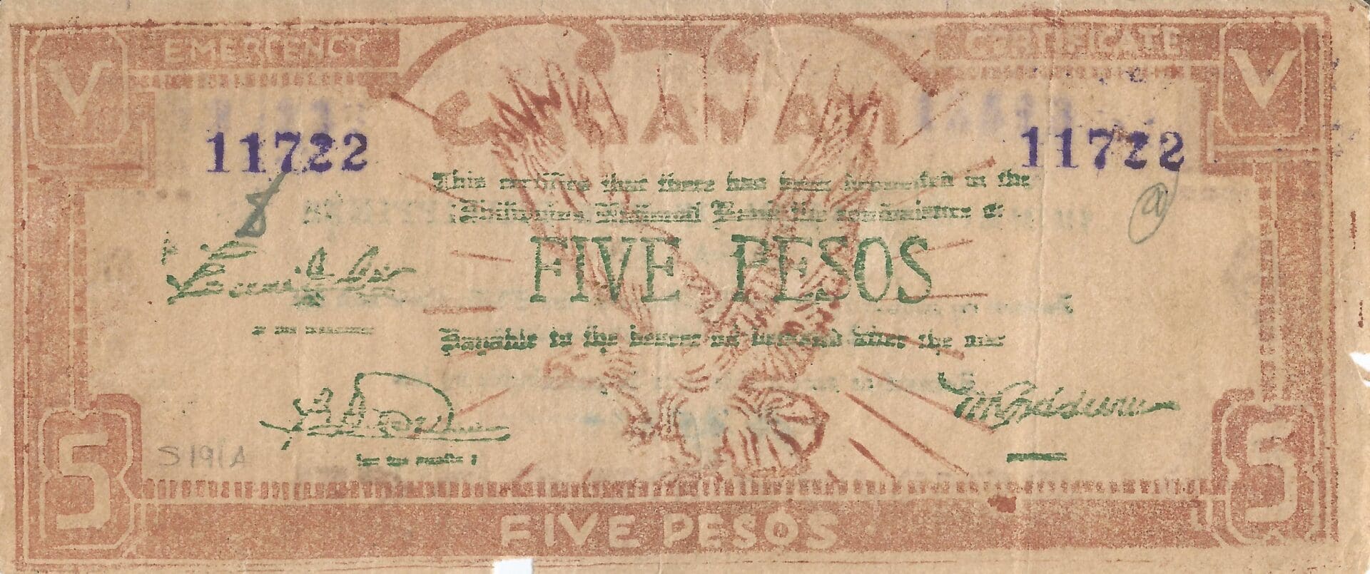 Filipinas 24 Pick S191a Anverso