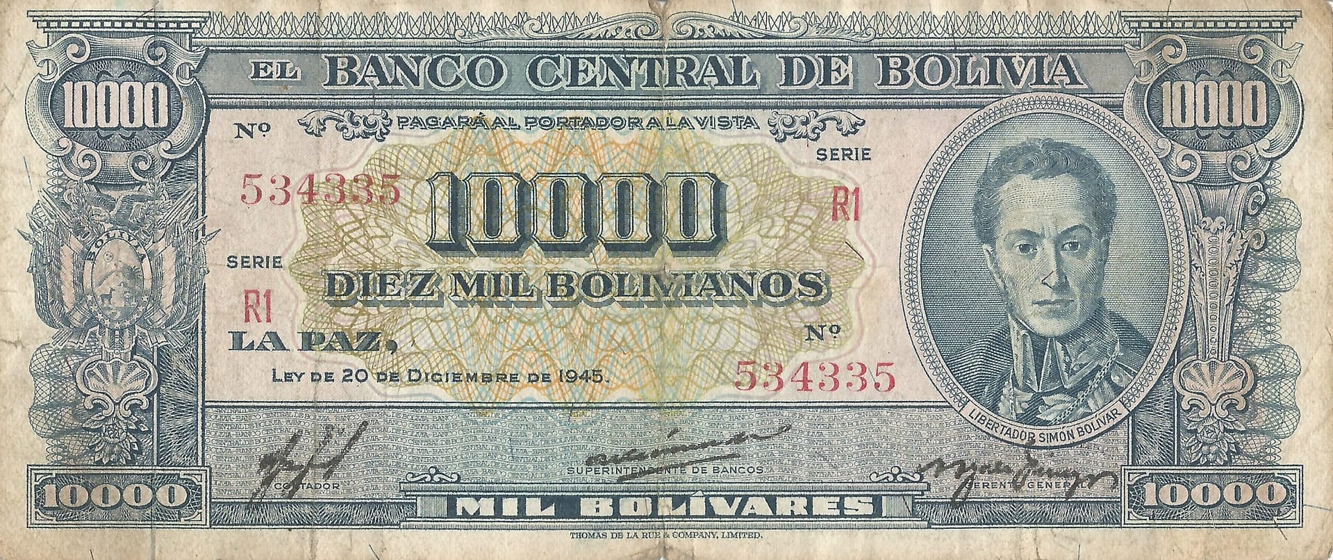 Bolivia 53 Pick 151a.8 Anverso scaled