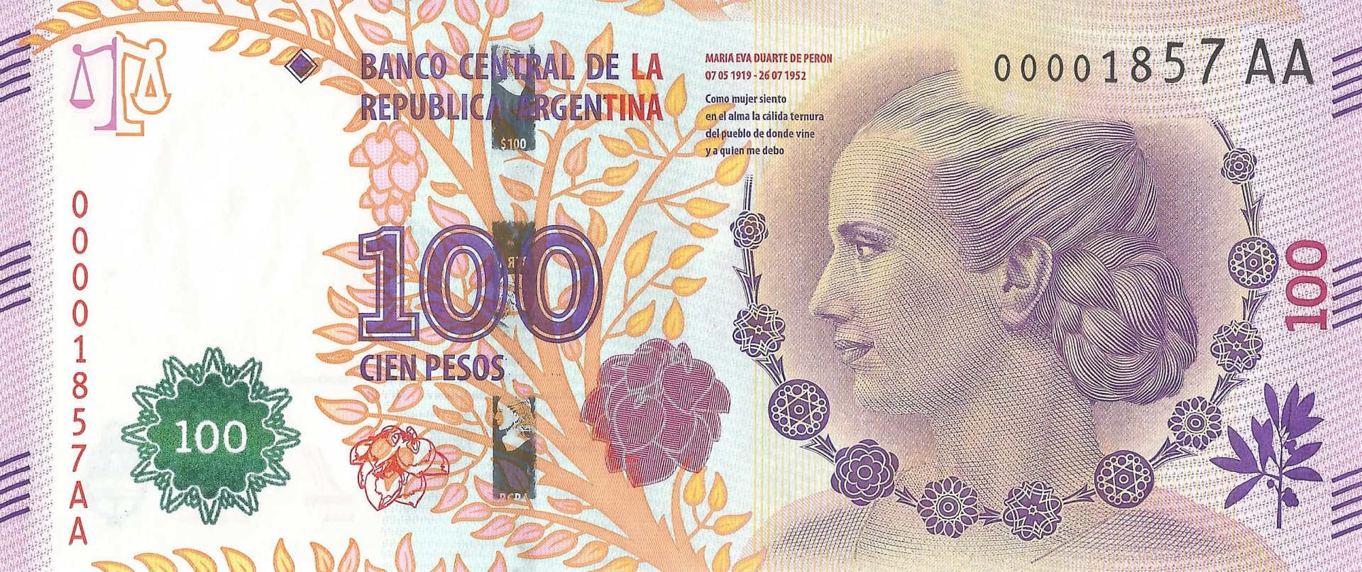 16-Pesos - Serie Tenemos Patria (2012-2018) 33 Col 820a Anverso scaled