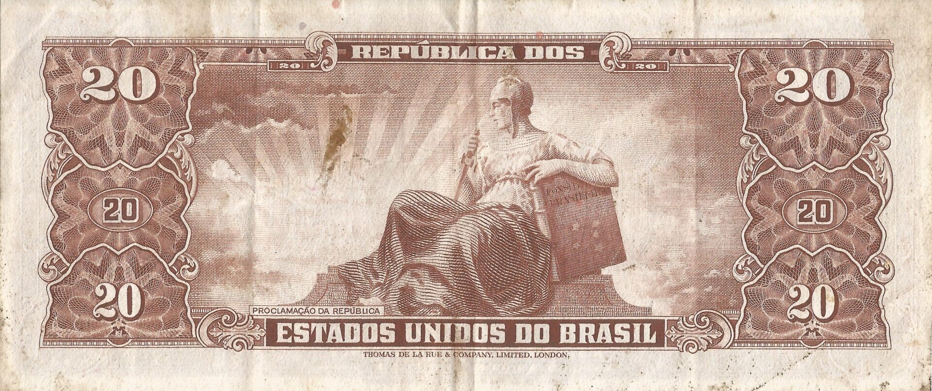 Brasil 66 Pick 178a.2 Reverso