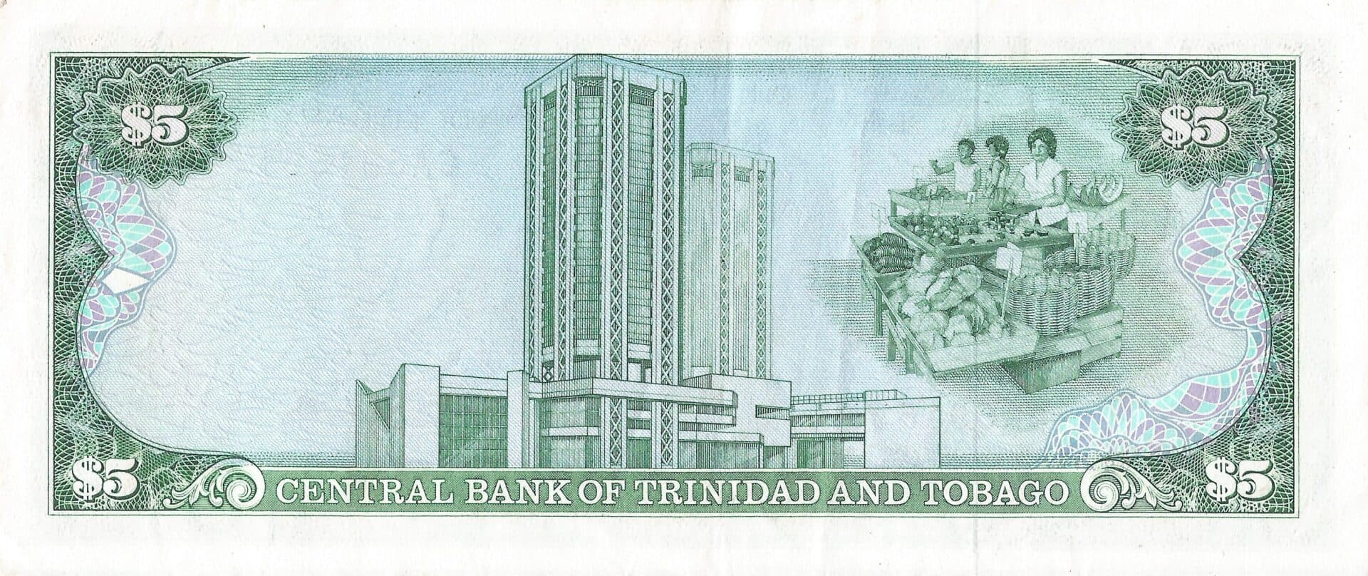 Trinidad y Tobago 10 Pick 37c Reverso