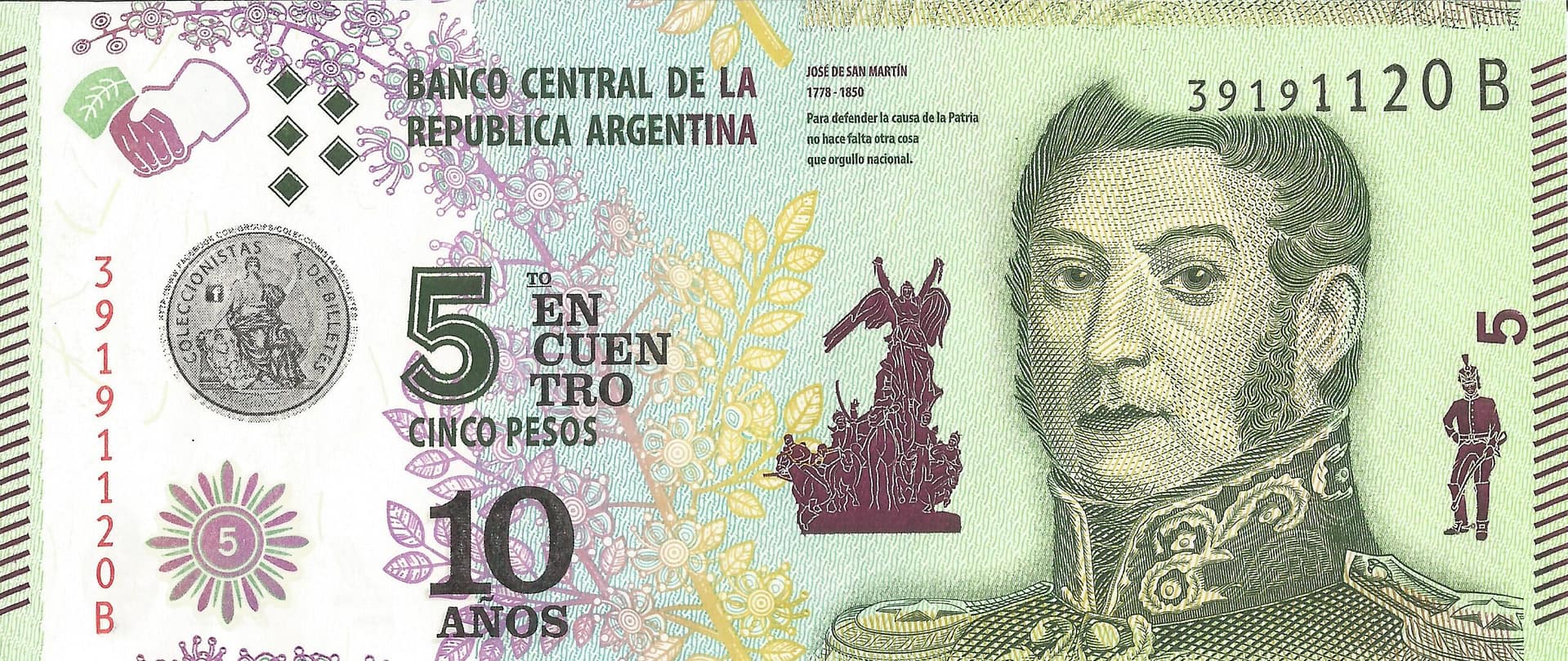 Fantasía 88 10 anos Coleccionistas de Billetes Anverso scaled