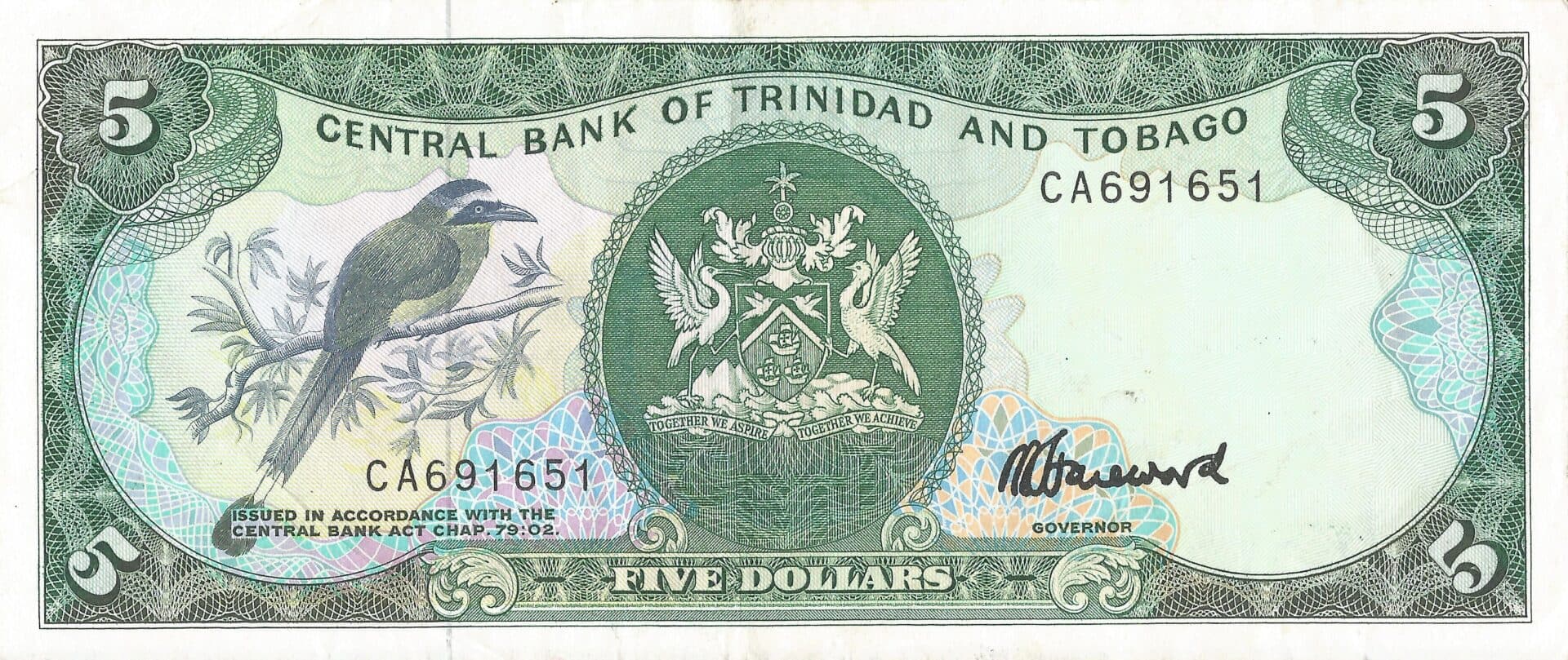 Trinidad y Tobago 9 Pick 37c Anverso