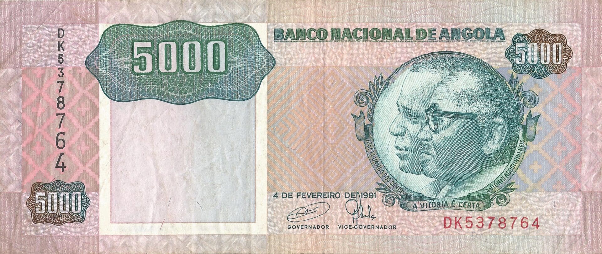 Angola 18 Pick 130c Anverso