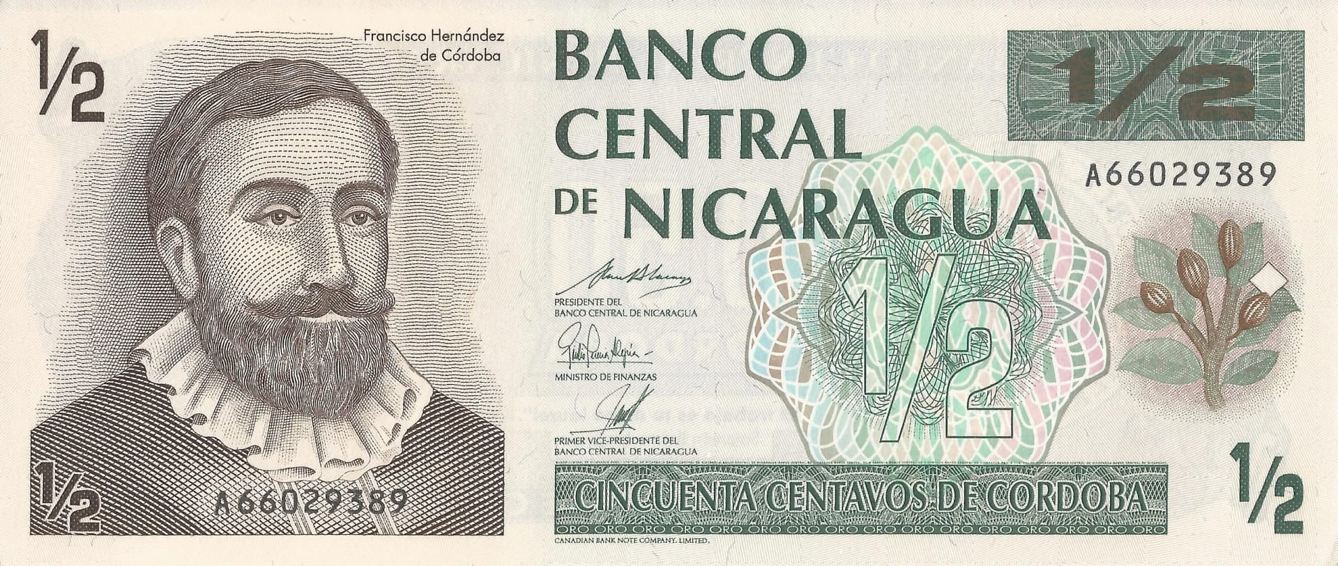 Nicaragua 54 Pick 172a Anverso scaled