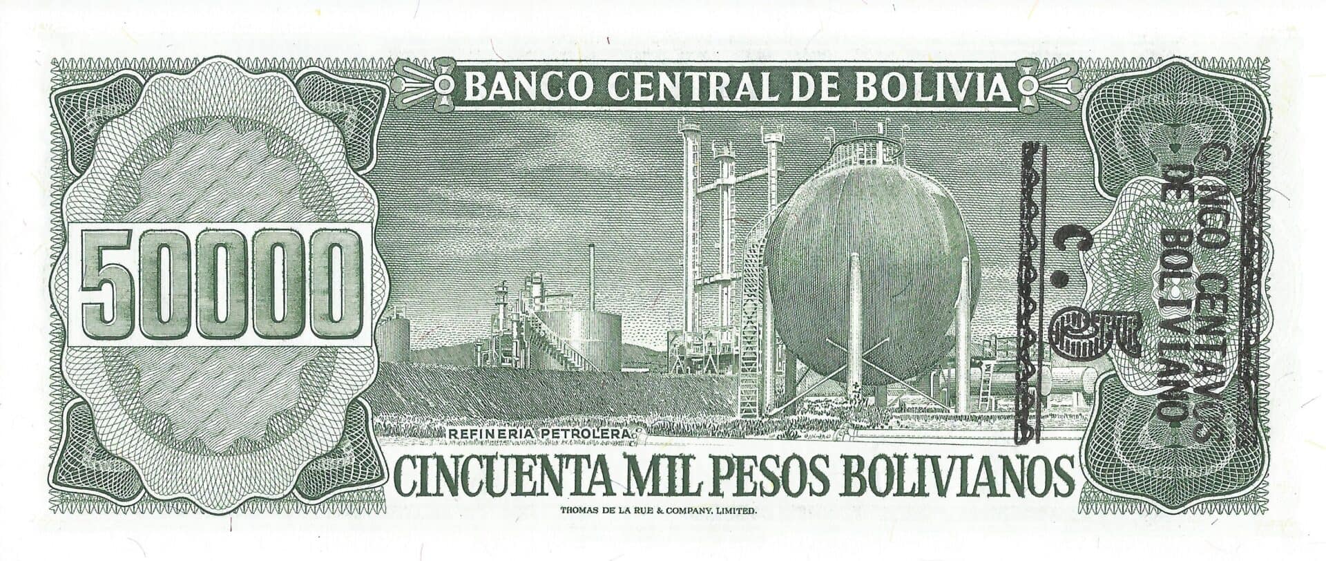 Bolivia 88 Pick 196a Reverso