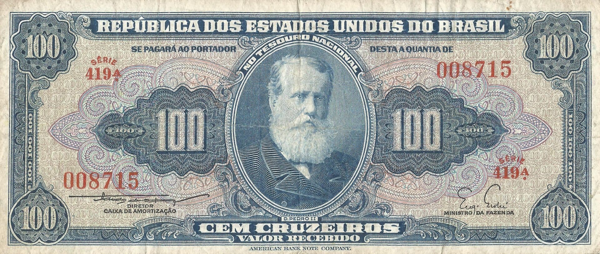 Brasil 25 Pick 153a Anverso