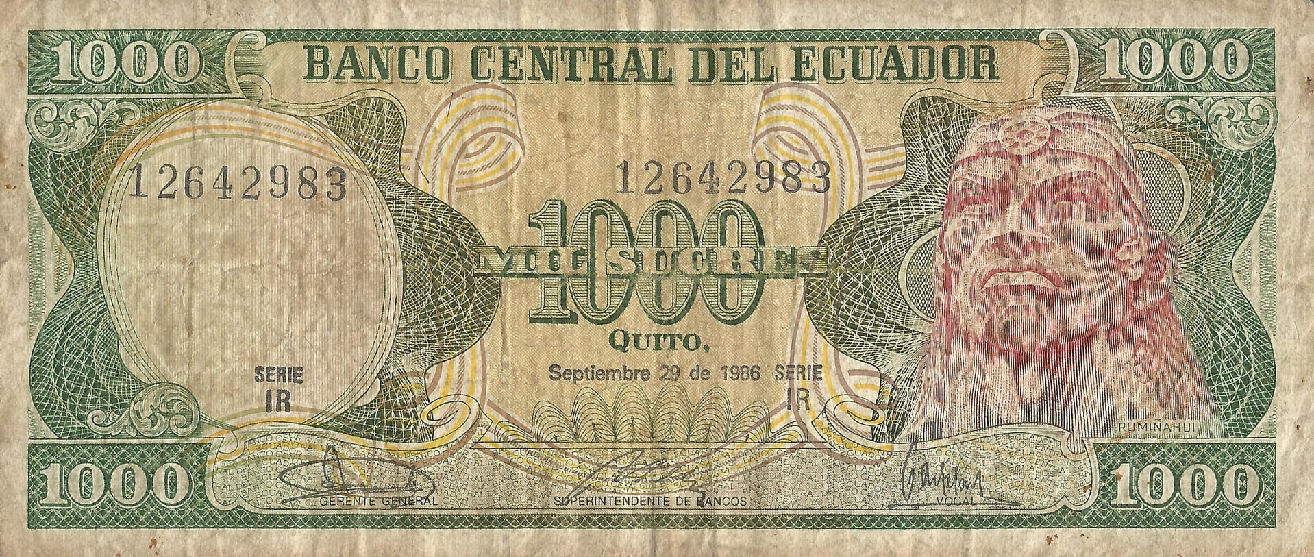 Ecuador 29 Pick 125a.15 Anverso scaled