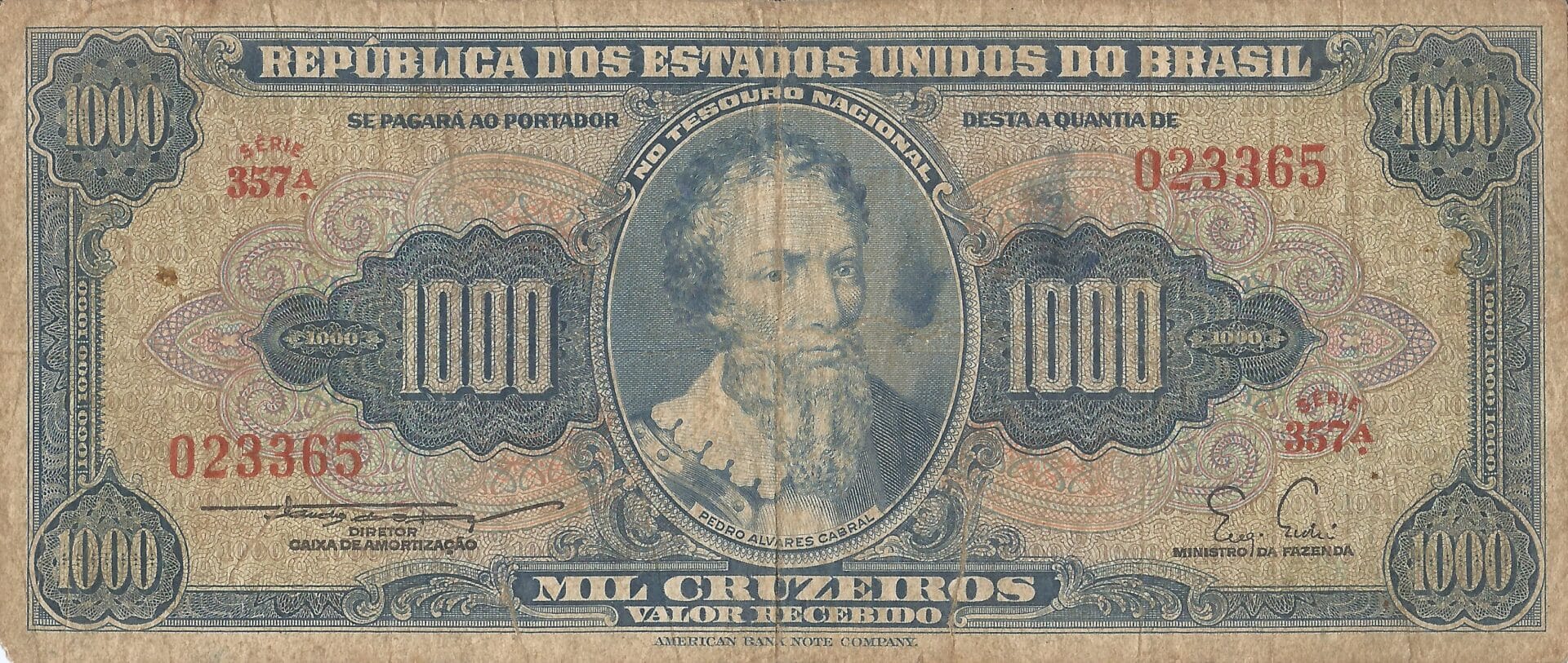 Brasil 29 Pick 156.b Anverso