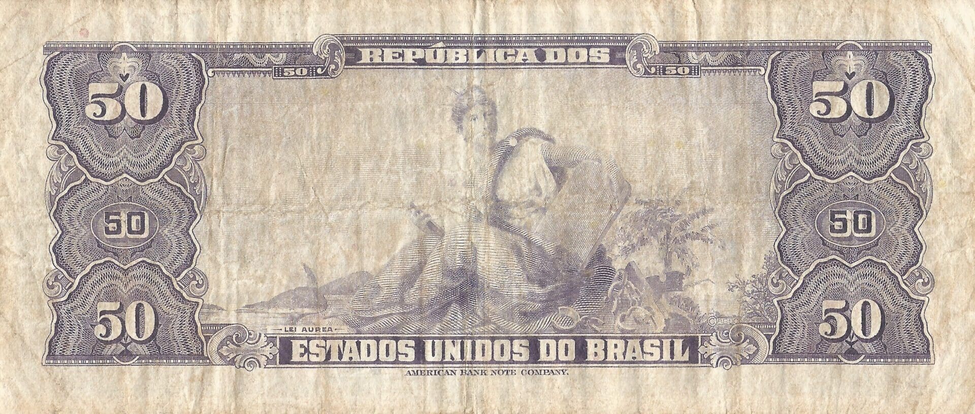 Brasil 50 Pick 169.a Reverso