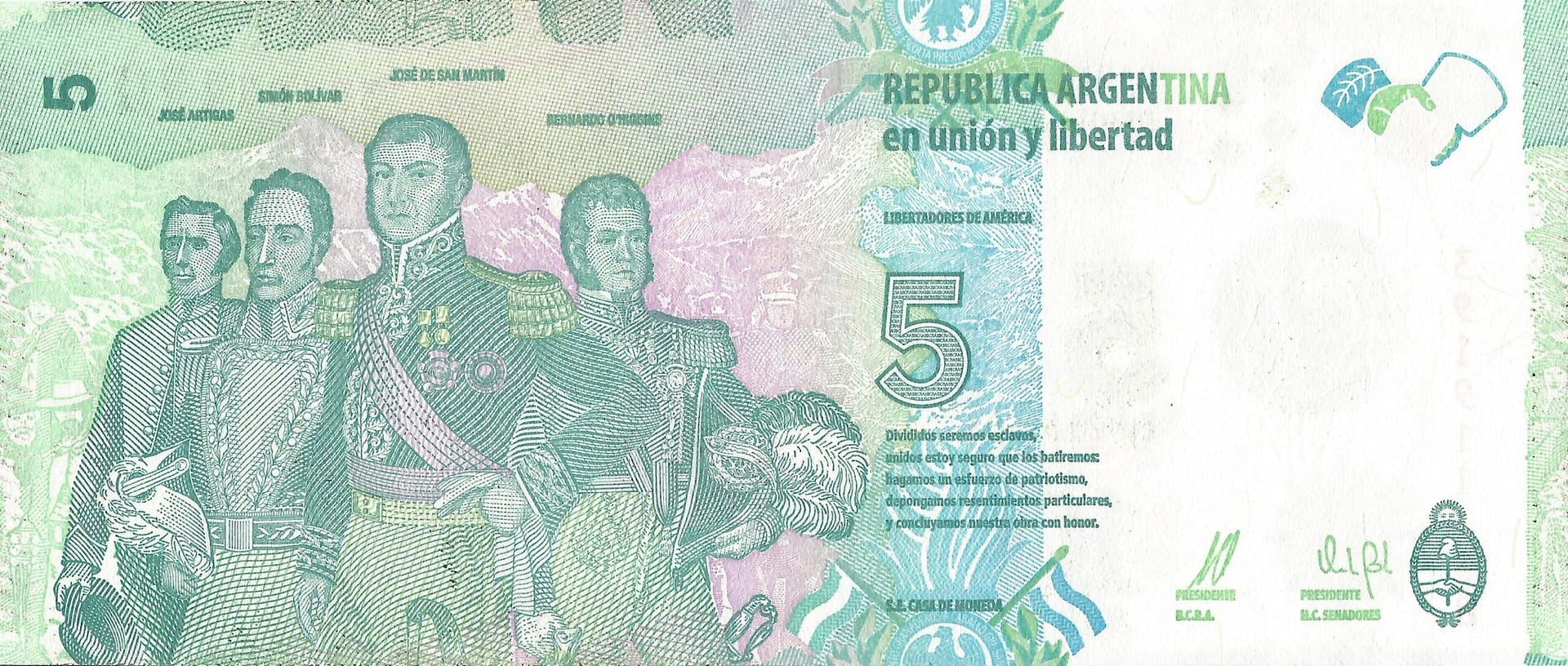 Fantasía 89 10 anos Coleccionistas de Billetes Reverso scaled