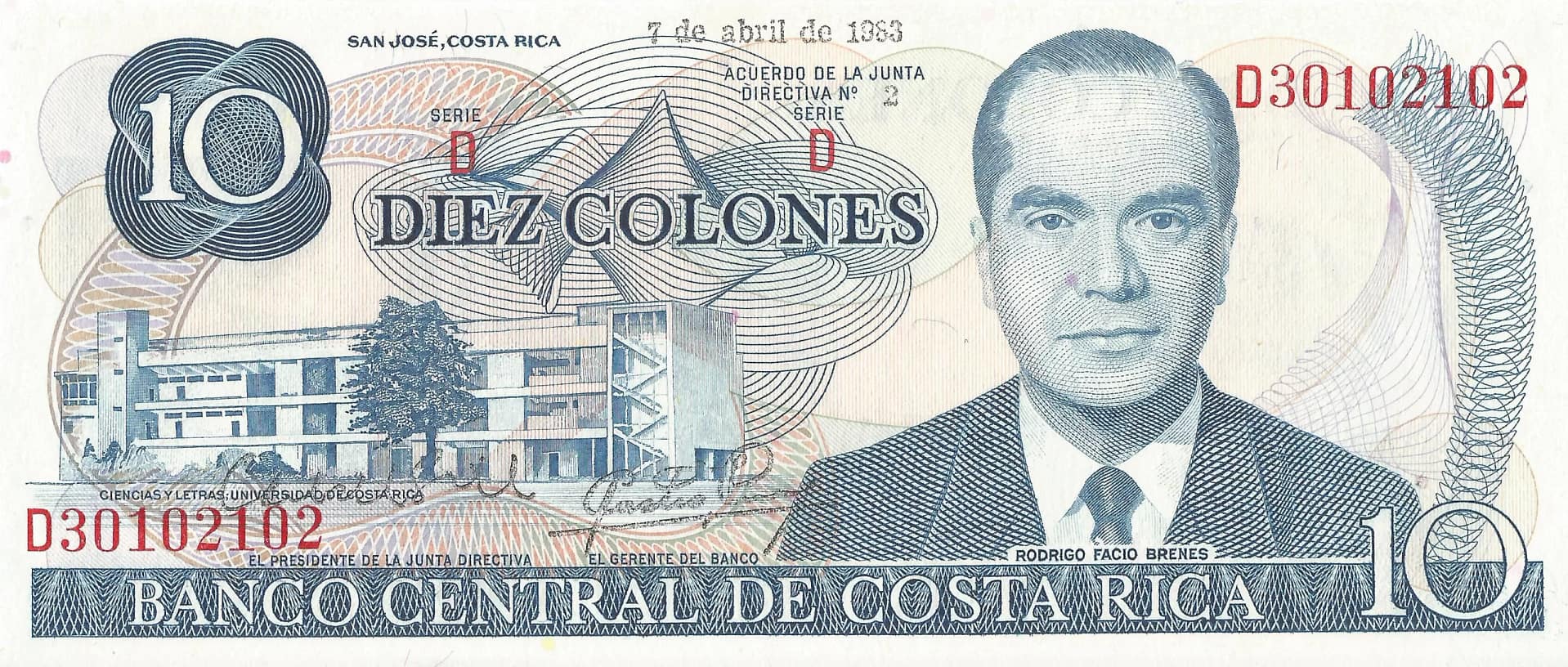 Costa Rica 15 Costa Rica Pick 237b 12 Anverso scaled