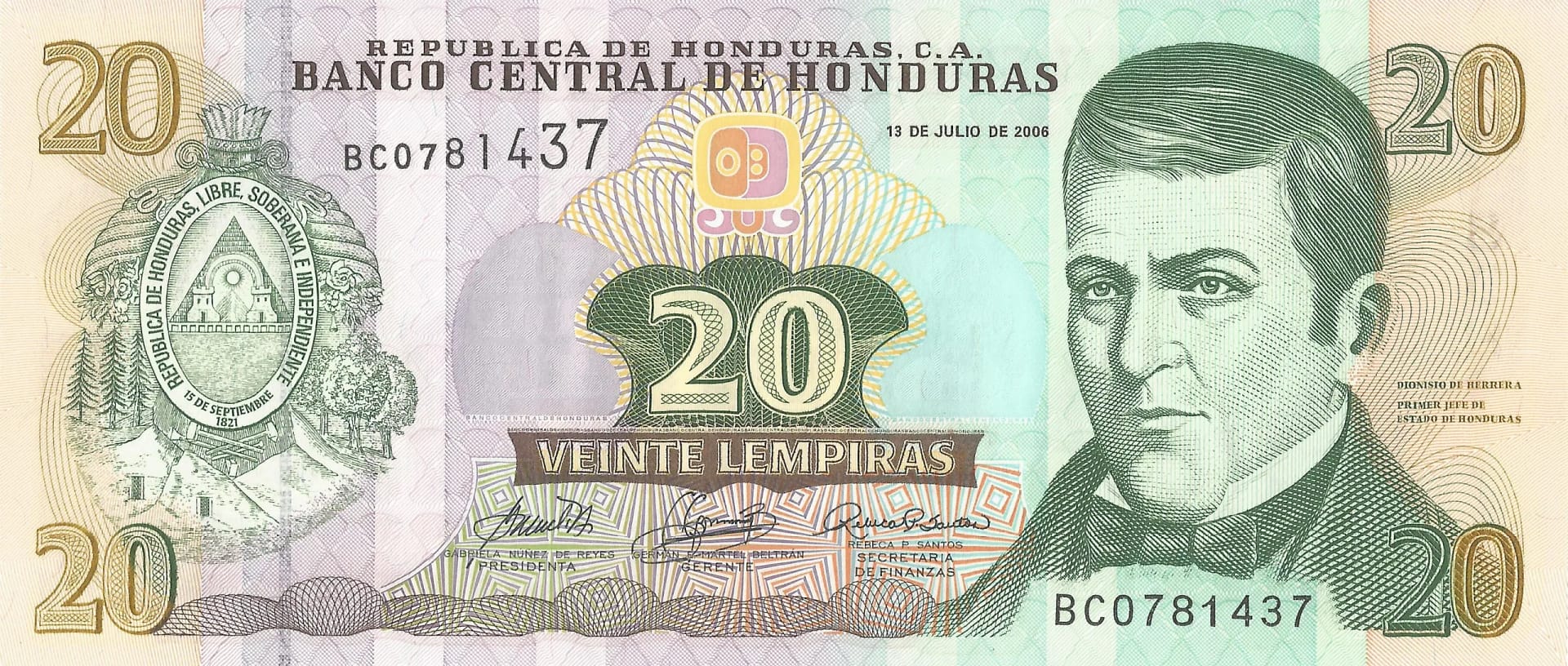 Honduras 17 Pick 93 Anverso scaled