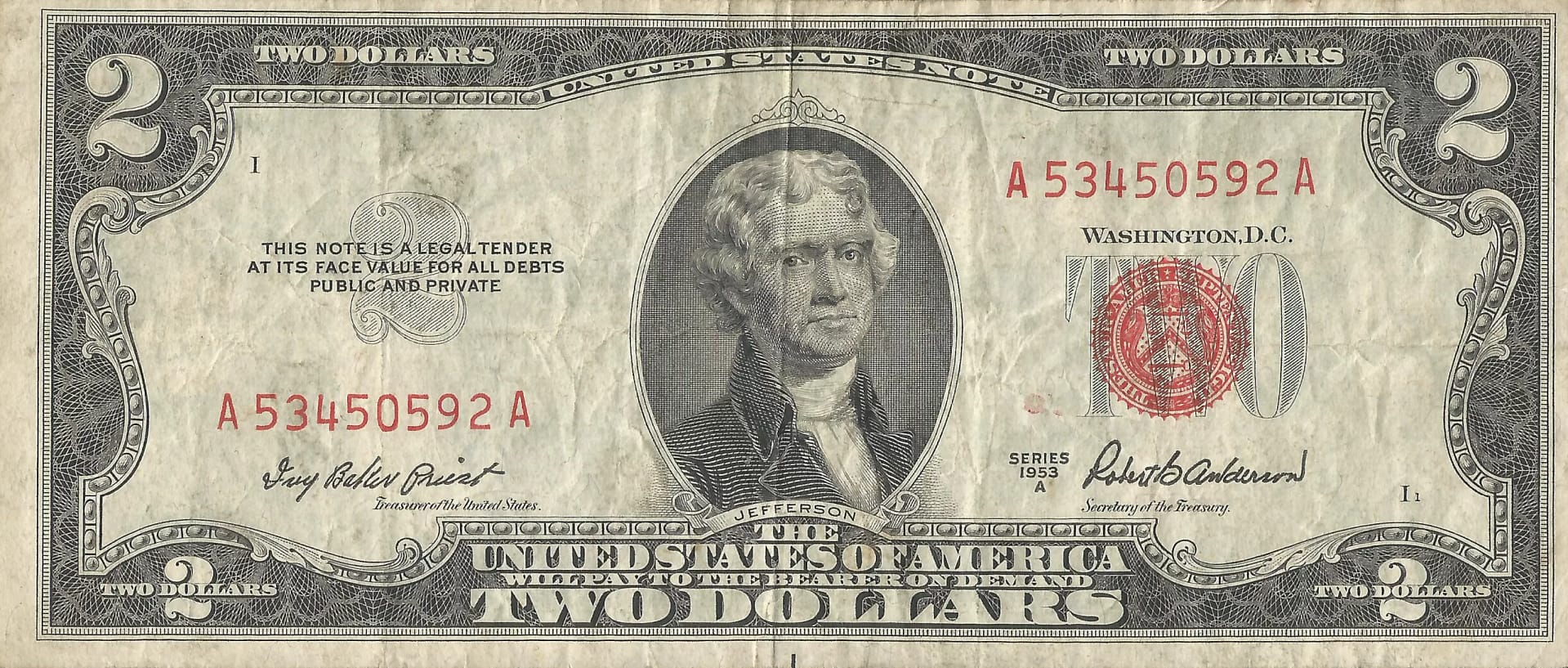 Estados Unidos 25 USA Pick 380a Anverso scaled