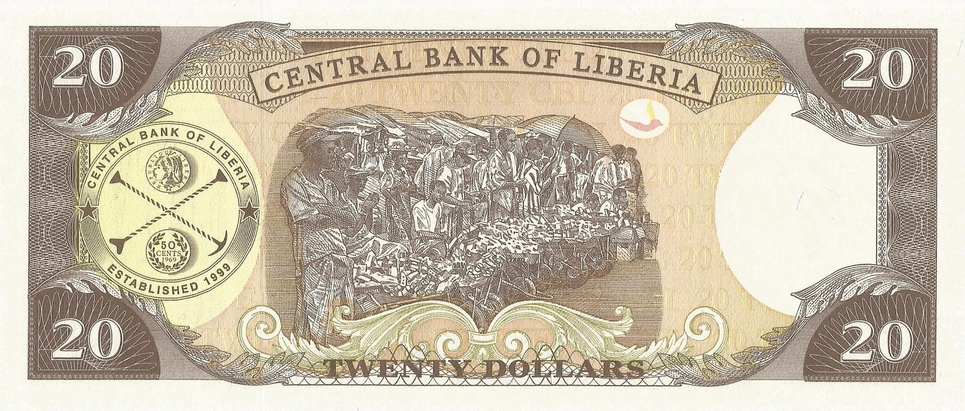 Liberia 12 Pick 28b Reverso scaled