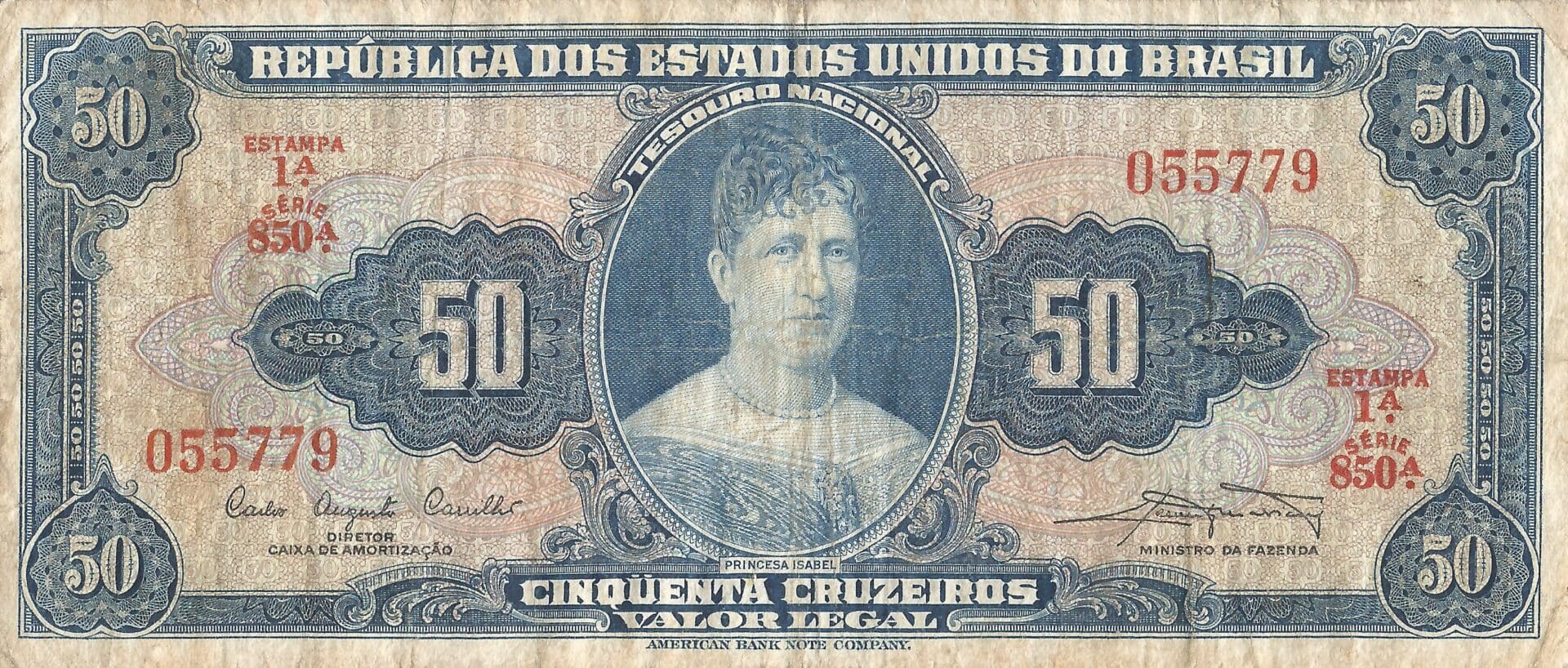 Brasil 49 Pick 169.a Anverso