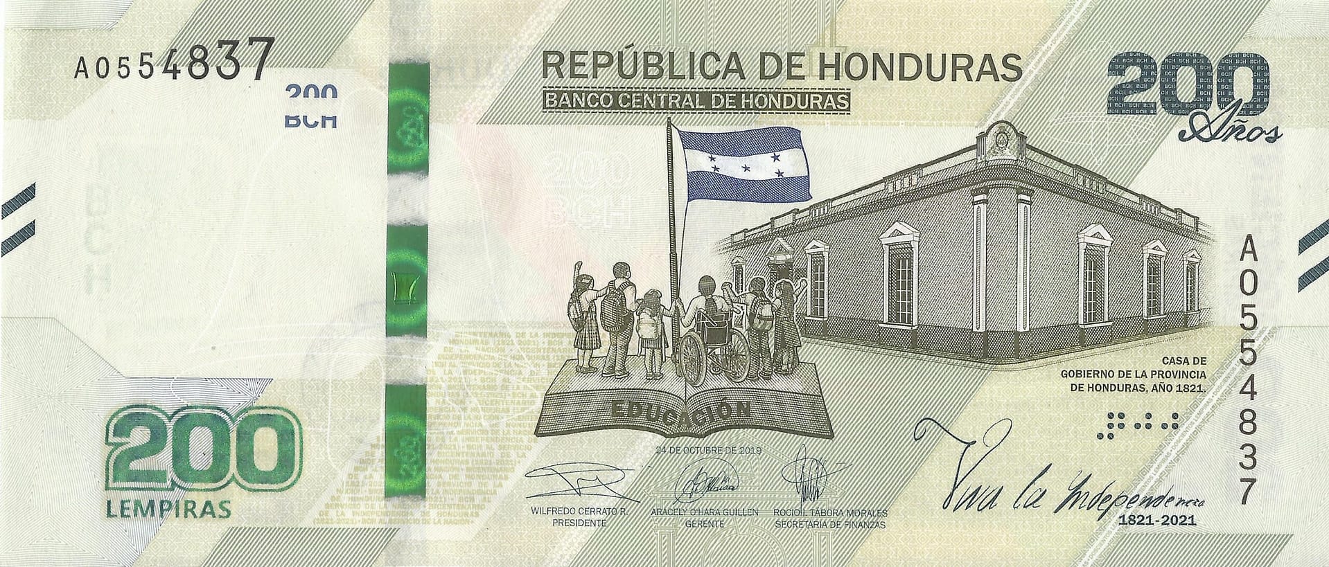 Honduras 29 Pick 105 Anverso scaled