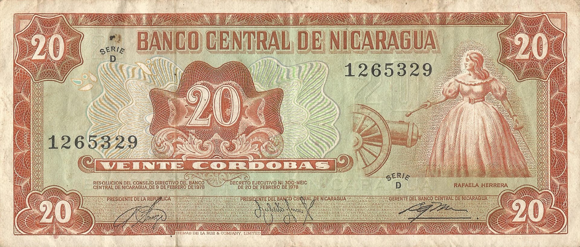 Nicaragua 12 Pick 129 Anverso scaled