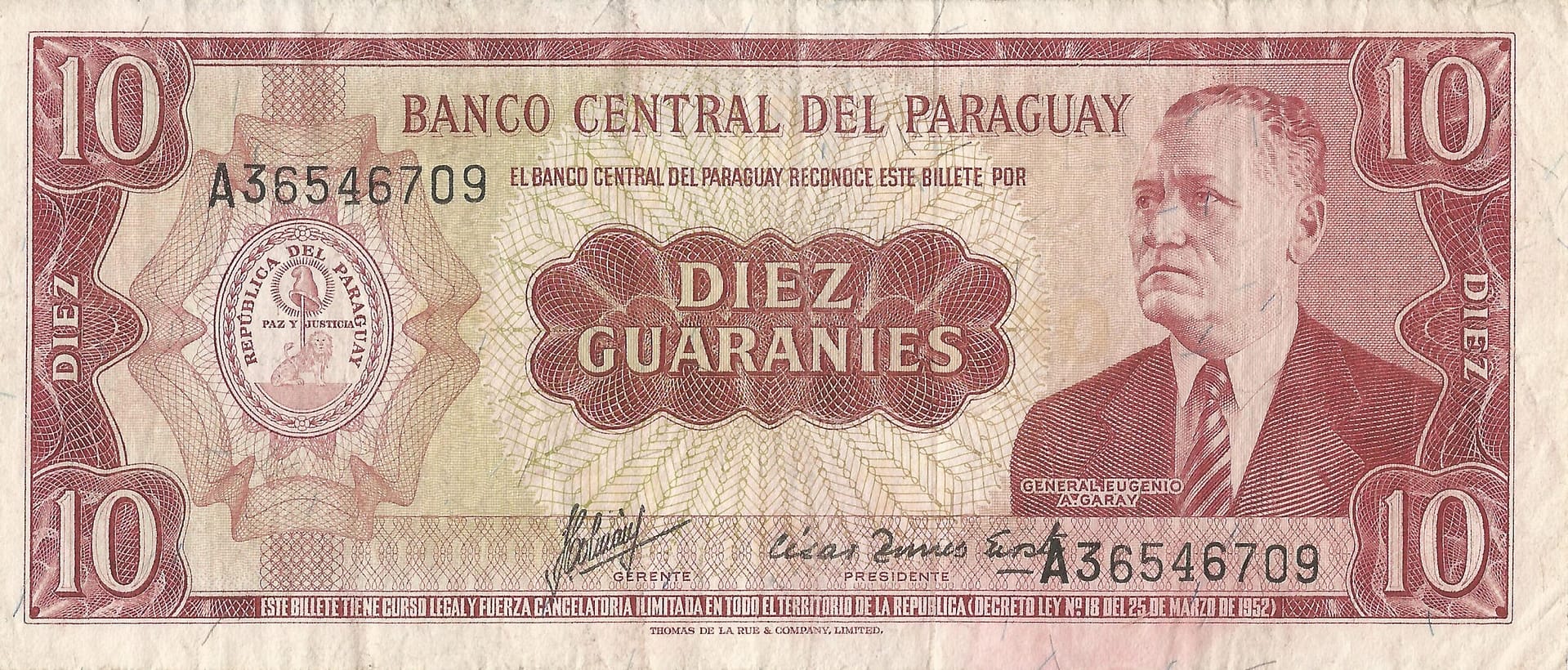 Paraguay 37 Pick 196b Anverso 1 scaled