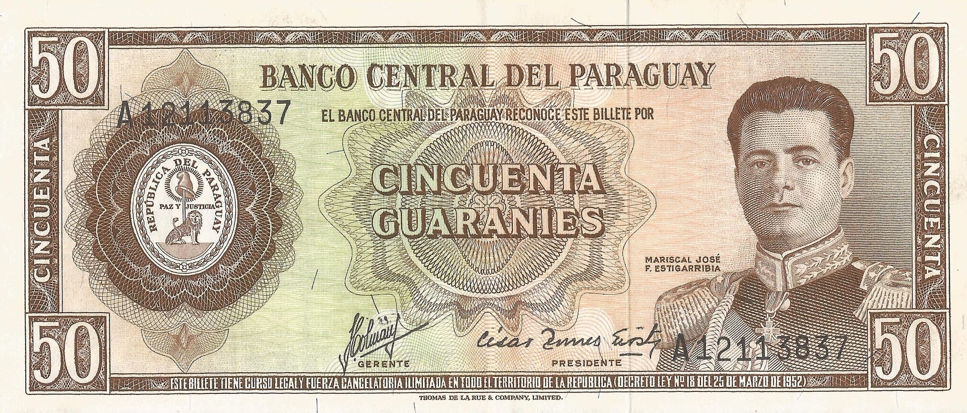 Paraguay 39 Pick 197b Anverso 1 scaled