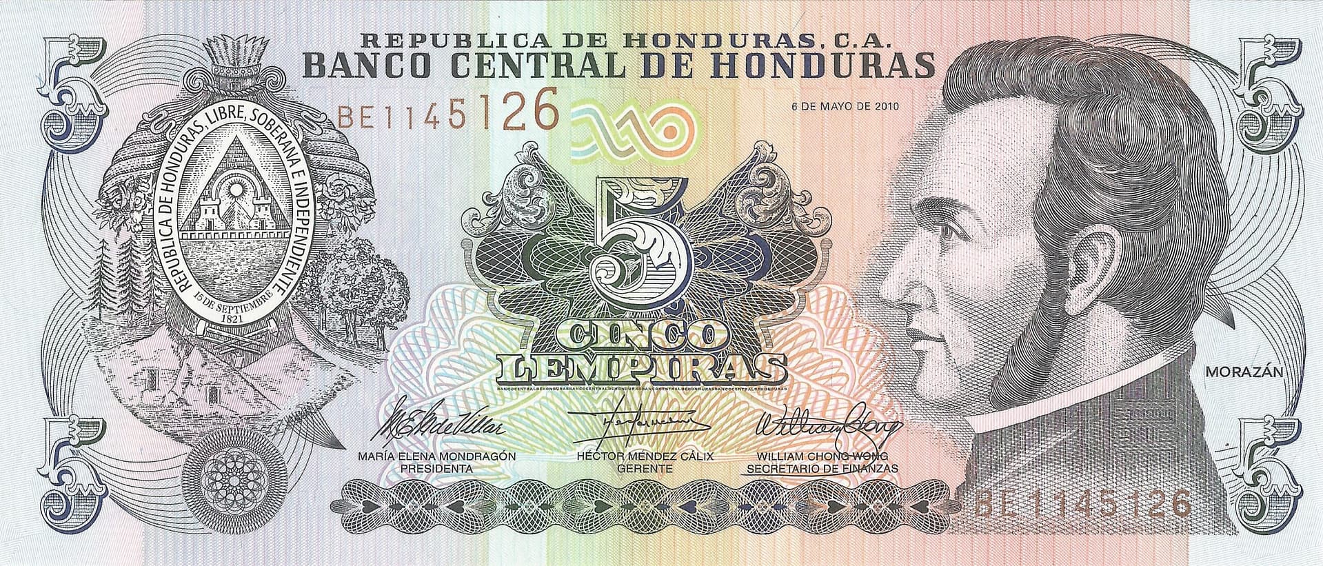 Honduras 15 Pick 91c Anverso scaled