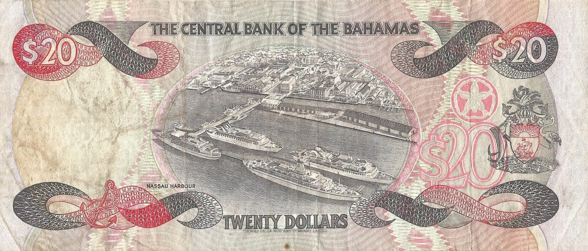 Bahamas 10 Pick 54a.1 Reverso