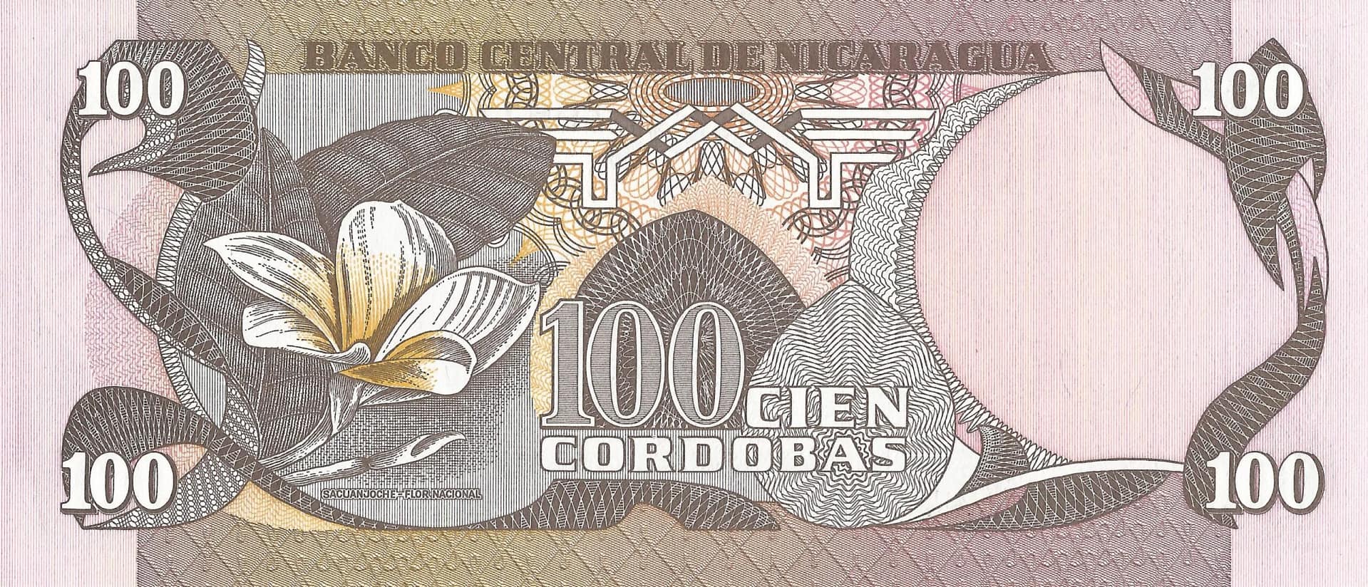 Nicaragua 21 Pick 141 Reverso scaled jpg