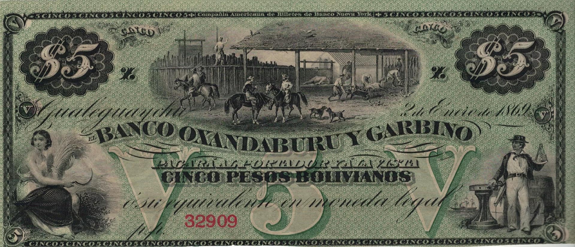 1-Ediciones Especiales Regionales y de Bancos Privados (1841-1904) 25 Pick S1783r ad jpg