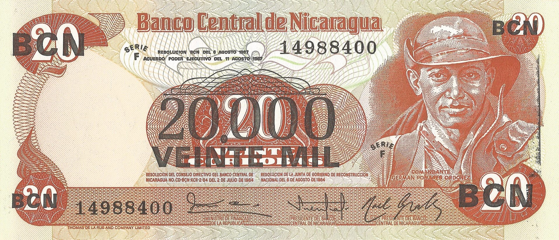 Nicaragua 24 Pick 147 Anverso scaled