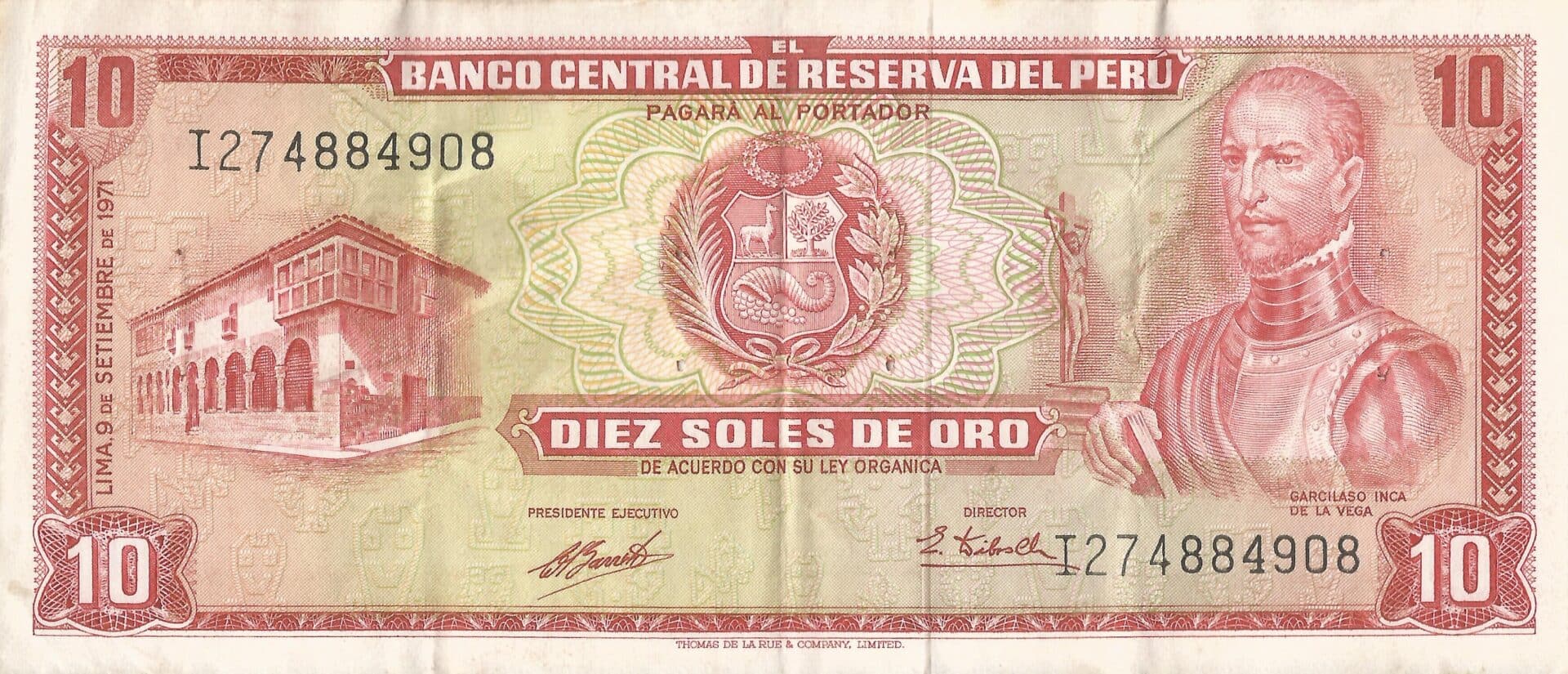 Perú 35 Pick 100b.2 Anverso