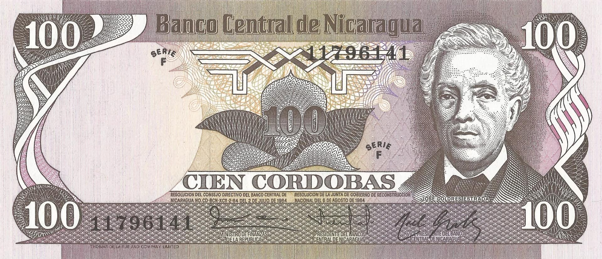 Nicaragua 20 Pick 141 Anverso scaled jpg