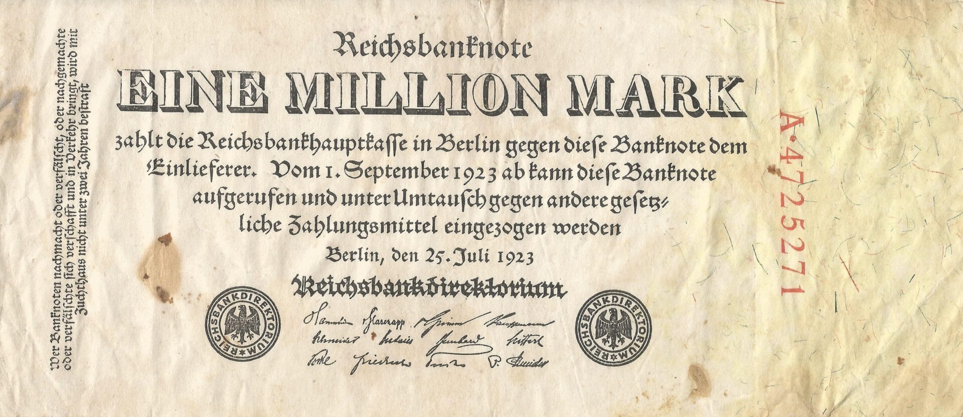 3-Papiermark (1914-1923) 37 Pick 94a.1 Anverso