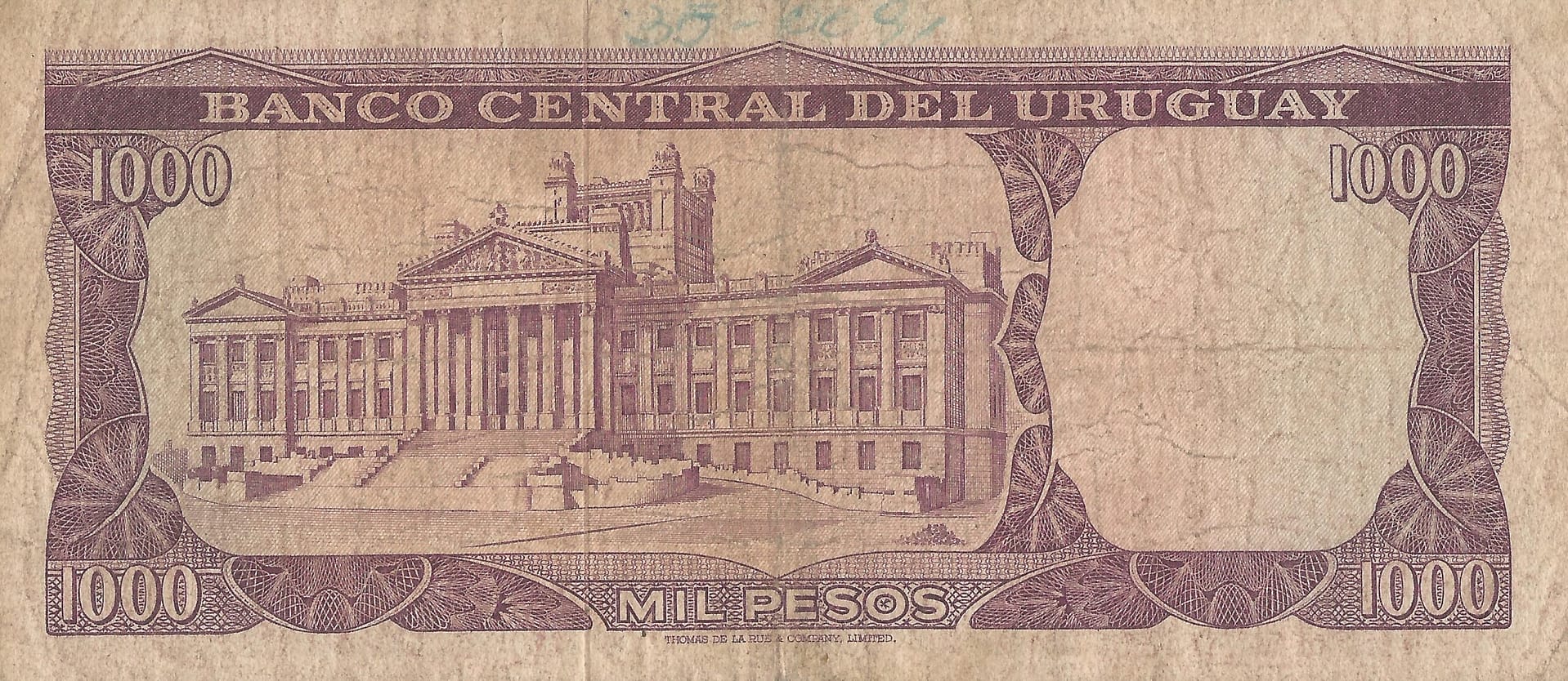 Uruguay 48 Pick 49a.2 Reverso scaled