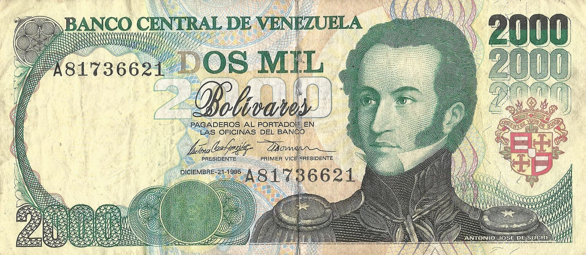 Venezuela 33 Pick 74b Anverso scaled