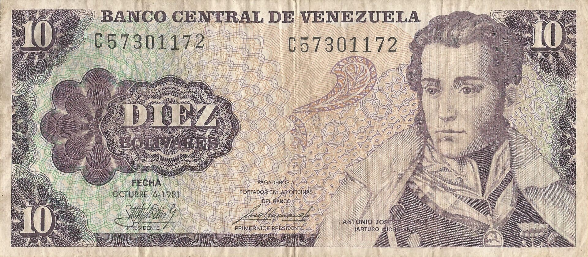 Venezuela 11 Pick 60a Anverso