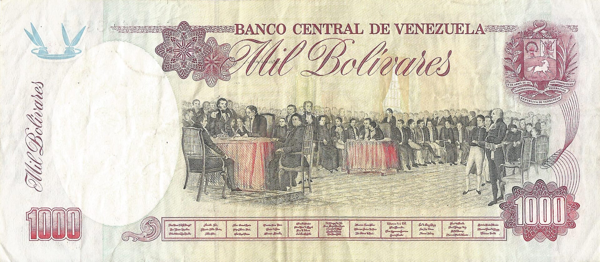 Venezuela 36 Pick 76d.2 Reverso scaled