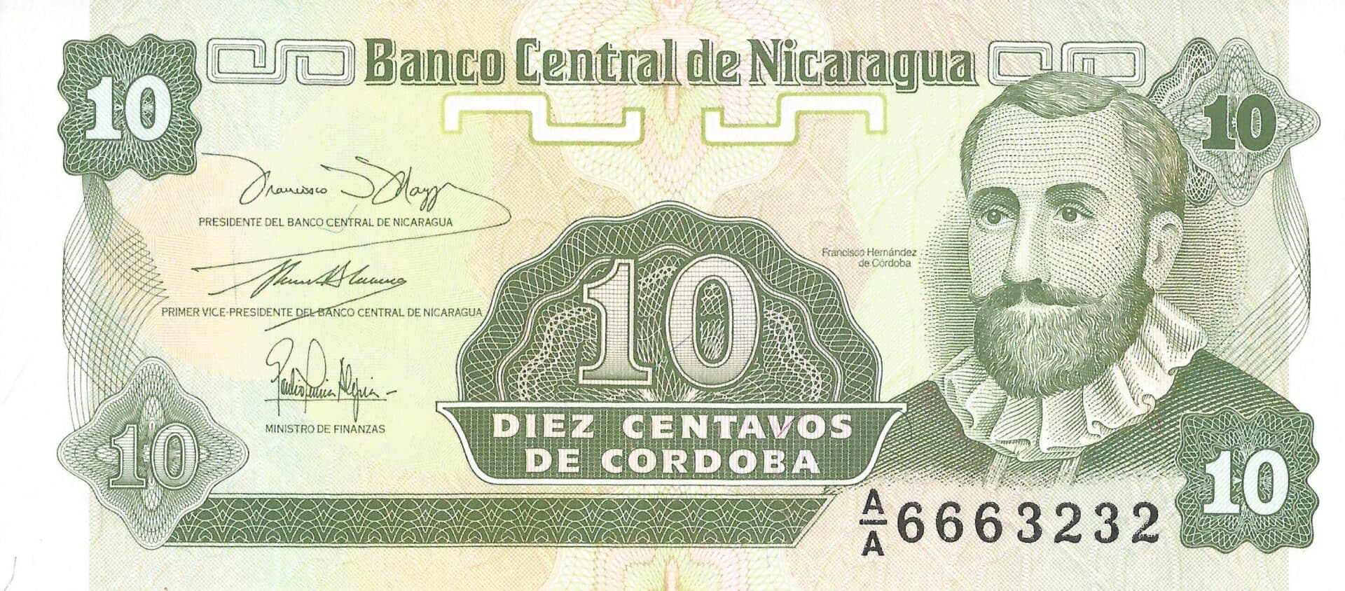 Nicaragua 50 Pick 169a Anverso