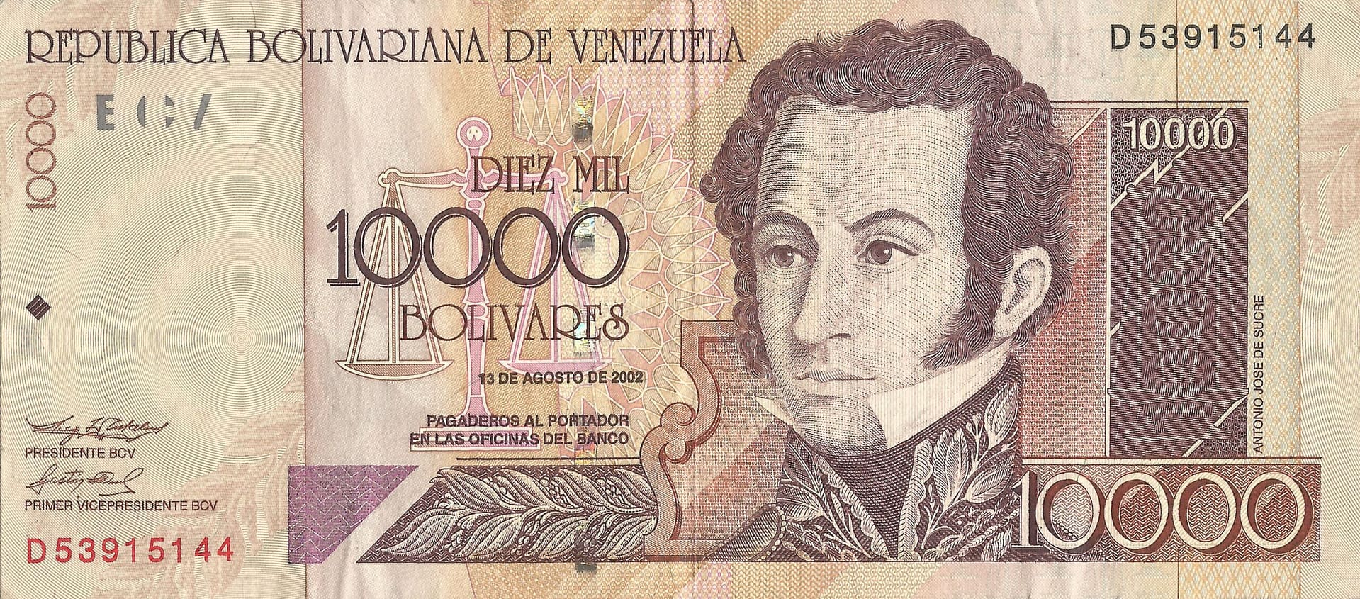 Venezuela 45 Pick 85c Anverso scaled