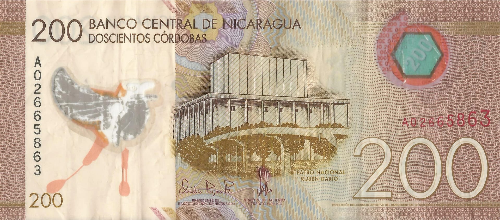 Nicaragua 76 Pick 213a Anverso scaled jpg