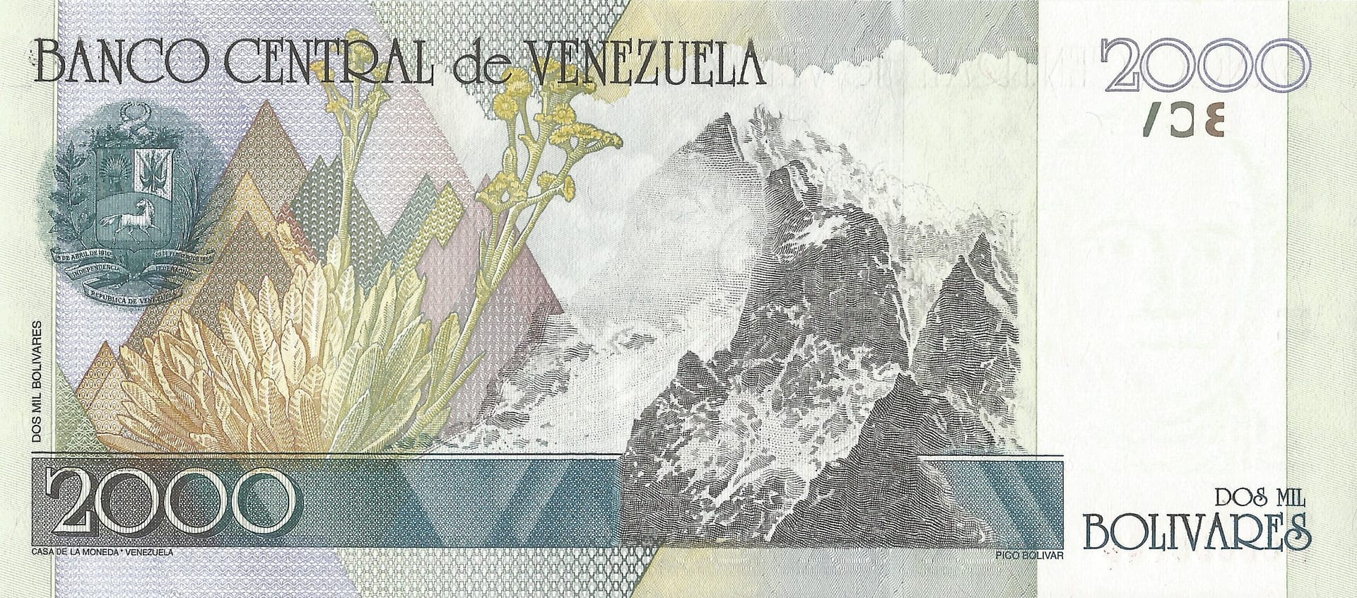 Venezuela 42 Pick 80a Reverso scaled