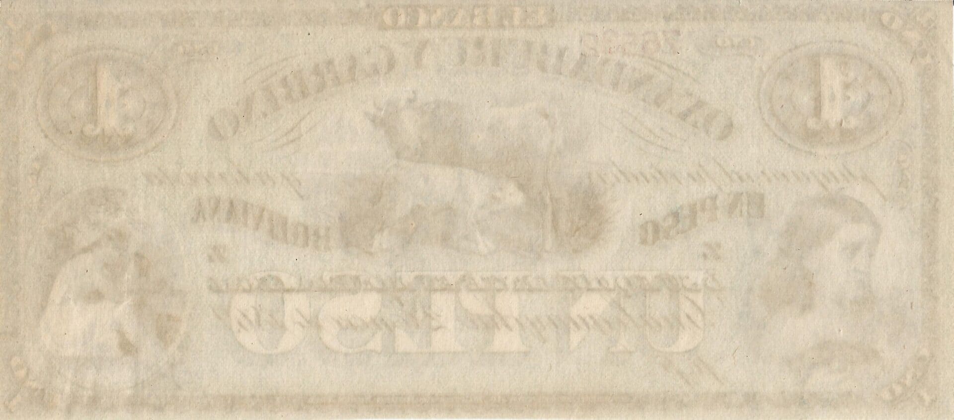 1-Ediciones Especiales Regionales y de Bancos Privados (1841-1904) 24 BA ENR119r Reverso