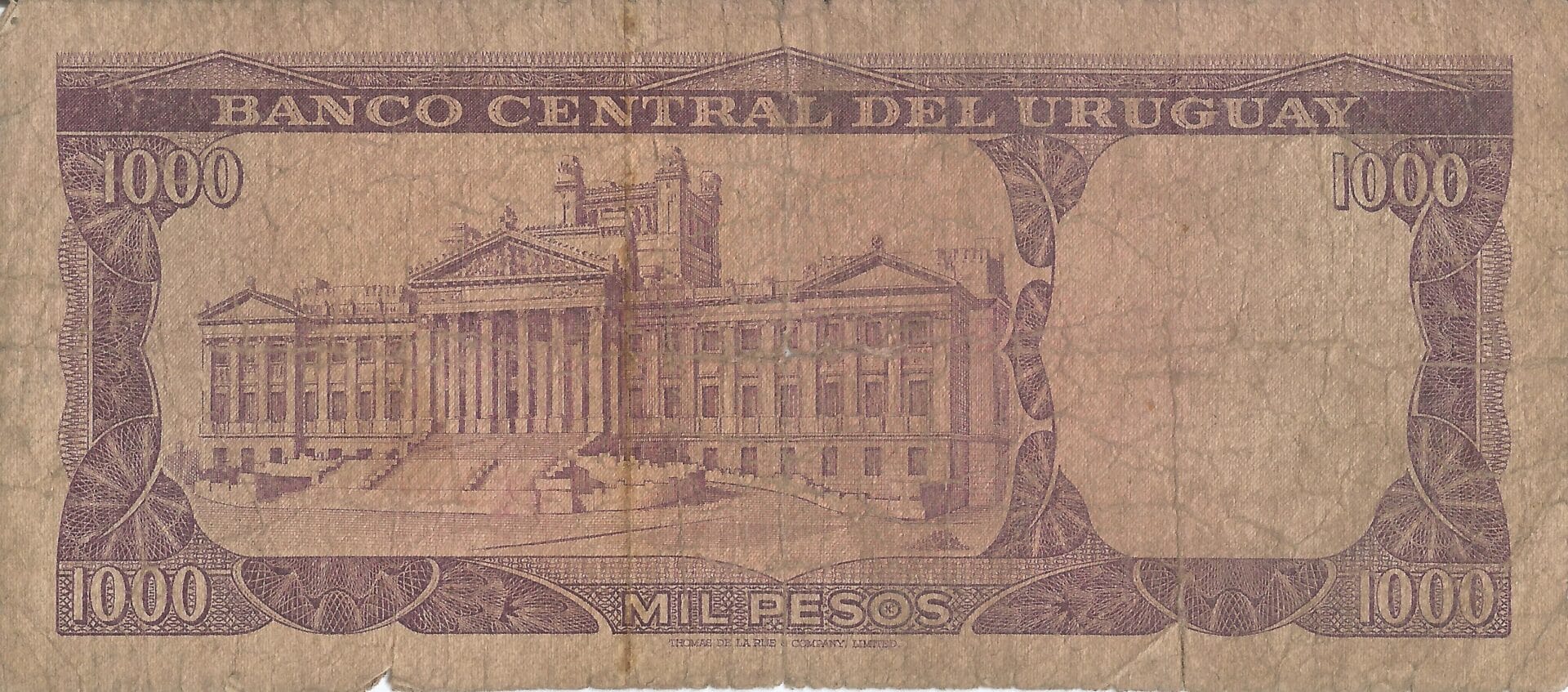 Uruguay 58 Pick 55a Reverso