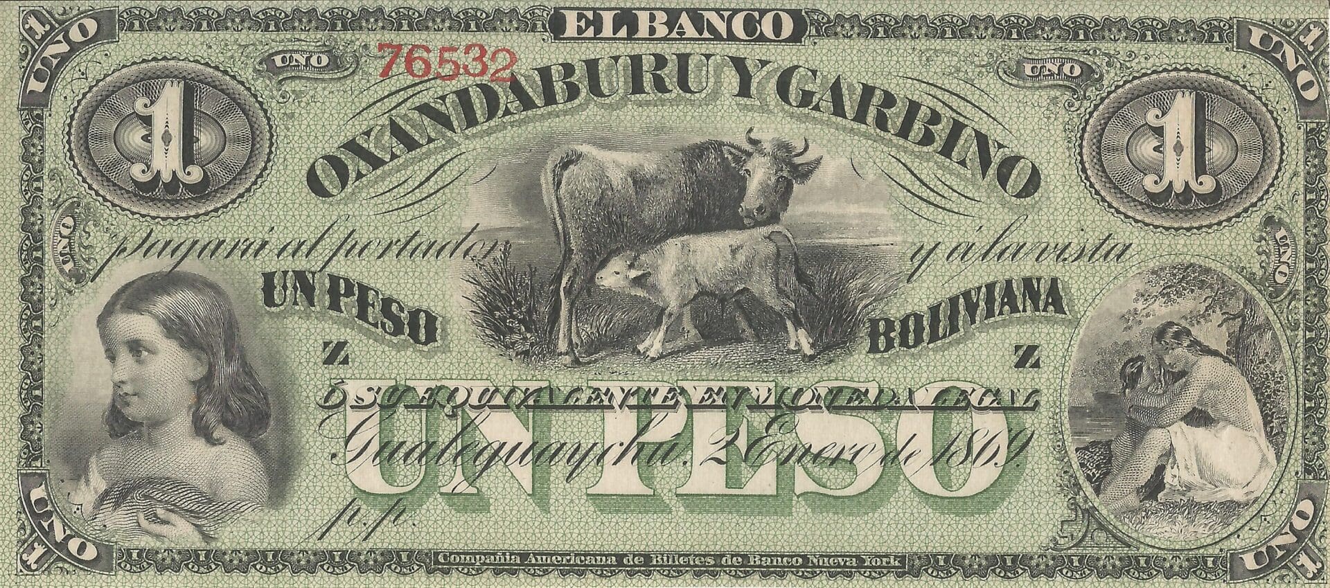 1-Ediciones Especiales Regionales y de Bancos Privados (1841-1904) 23 BA ENR119r Anverso