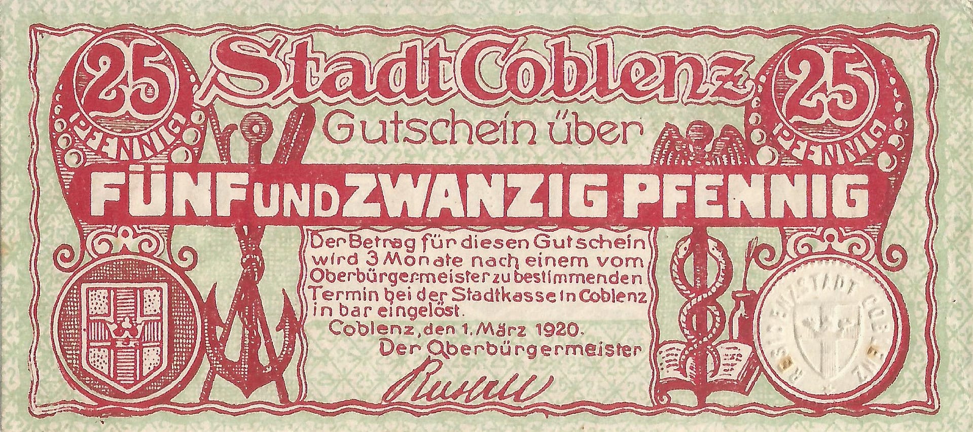 Notgeld - C 7 C19.7 Anverso