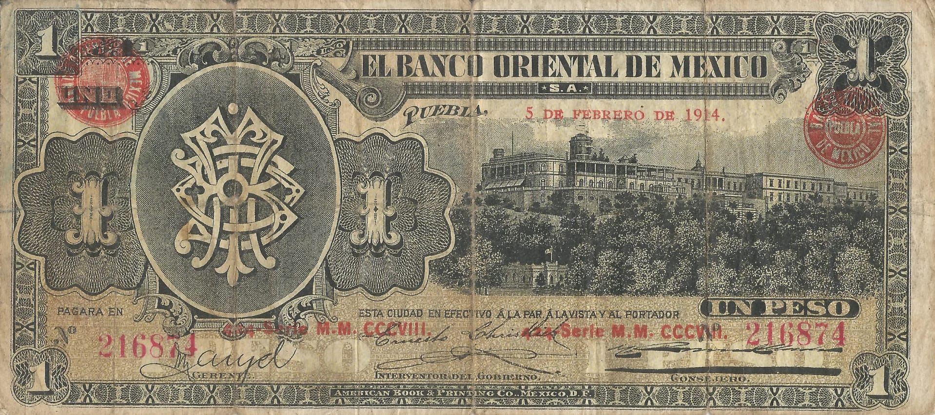 México 71 Pick S388a Anverso scaled
