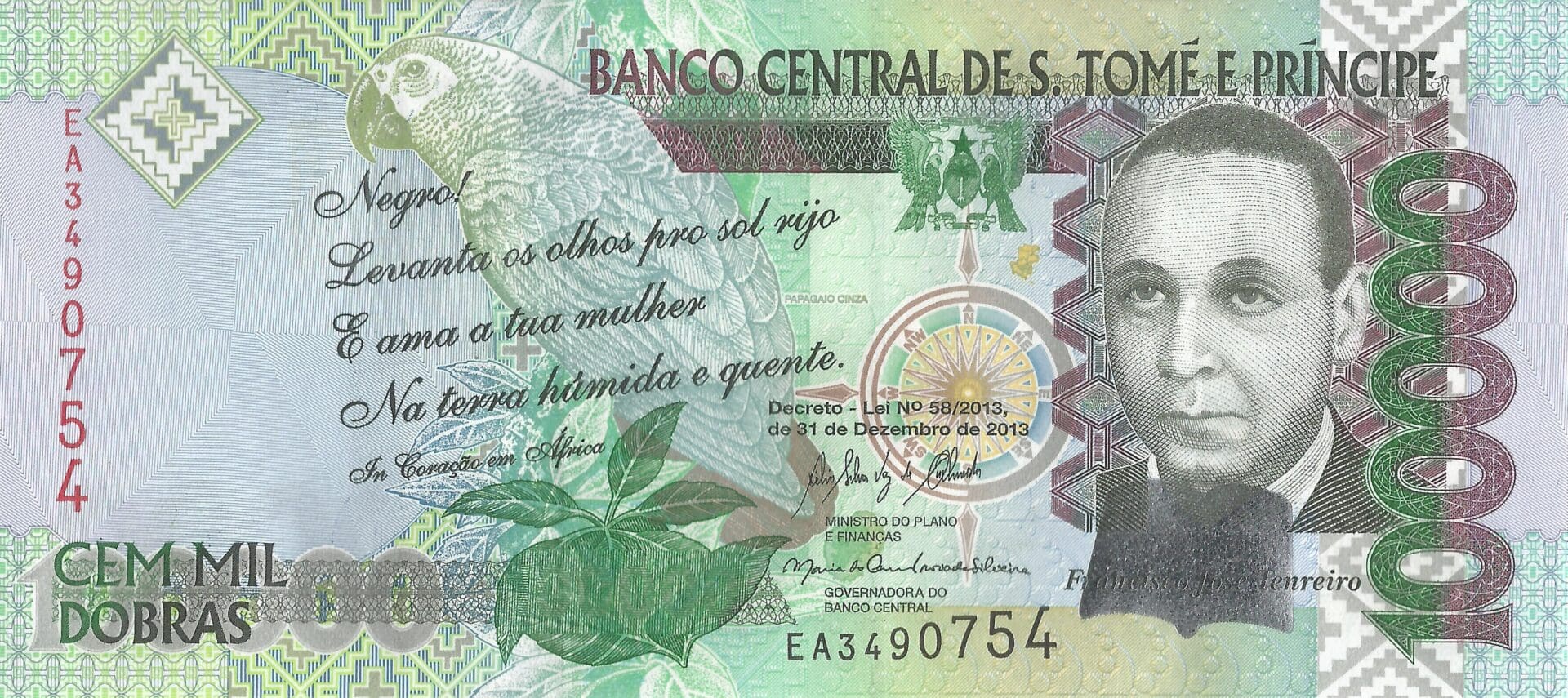 Santo Tome y Príncipe 15 Pick 69c Anverso
