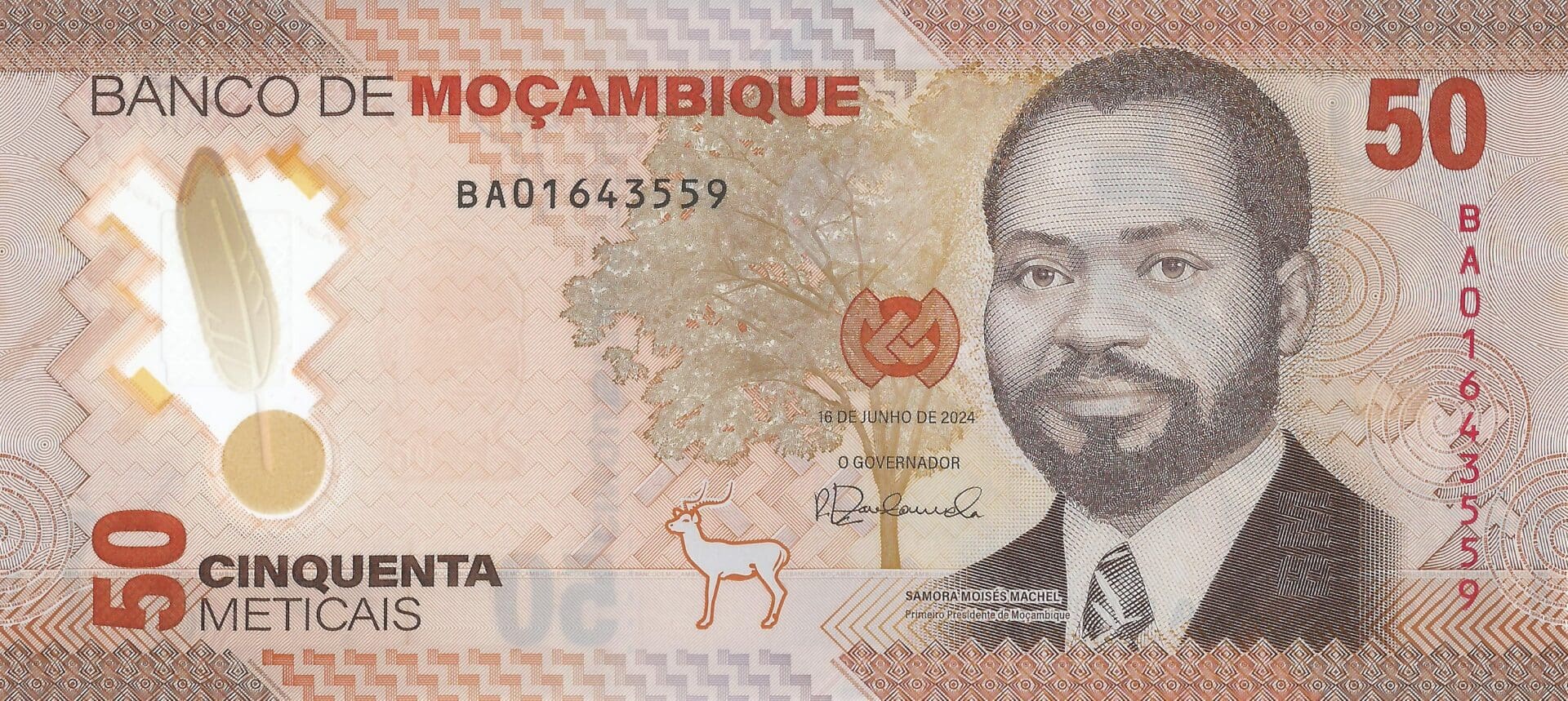 Mozambique 39 Pick 156a Anverso